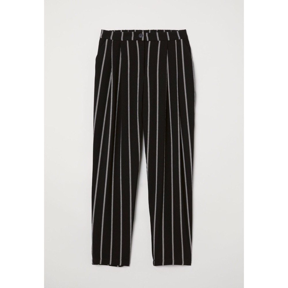 H&M Divided NWT black&white striped wide leg pant - Picture 1 of 4